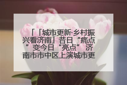 「城市更新·乡村振兴看济南」昔日“痛点”变今日“亮点” 济南市市中区上演城市更新“三部曲”