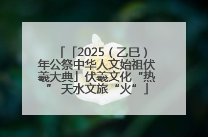 「2025（乙巳）年公祭中华人文始祖伏羲大典」伏羲文化“热” 天水文旅“火”