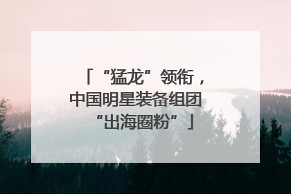 “猛龙”领衔，中国明星装备组团“出海圈粉”