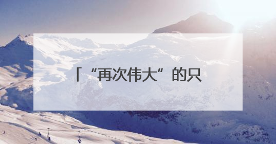 “再次伟大”的只有总统家的生意