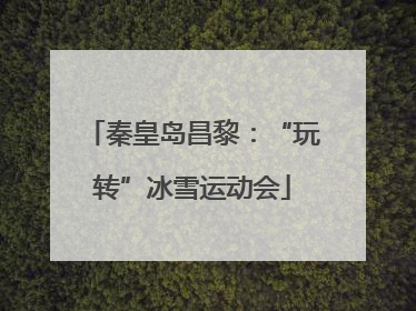 秦皇岛昌黎：“玩转”冰雪运动会