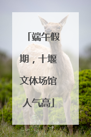 端午假期，十堰文体场馆人气高