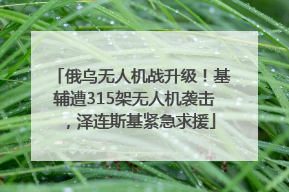俄乌无人机战升级！基辅遭315架无人机袭击，泽连斯基紧急求援