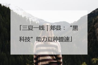 三夏一线｜郏县：“黑科技”助力夏种提速