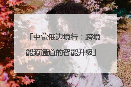 中蒙俄边境行：跨境能源通道的智能升级