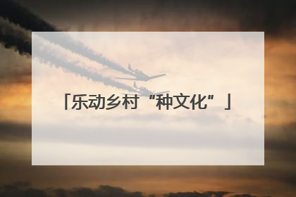 乐动乡村“种文化”