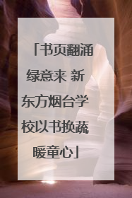书页翻涌绿意来 新东方烟台学校以书换蔬暖童心