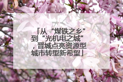从“煤铁之乡”到“光机电之城”，晋城点亮资源型城市转型新希望