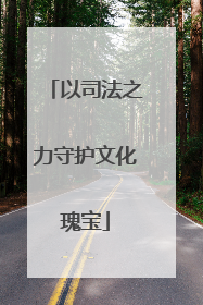 以司法之力守护文化瑰宝