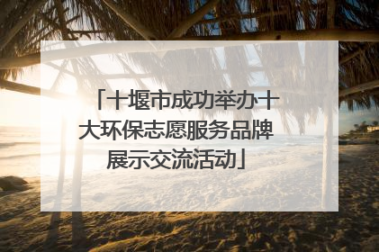 十堰市成功举办十大环保志愿服务品牌展示交流活动