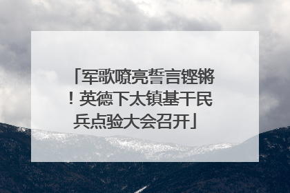 军歌嘹亮誓言铿锵！英德下太镇基干民兵点验大会召开
