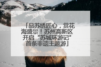品苏绣匠心，赏花海盛景！苏州高新区开启“苏城环游记”首条非遗主题游