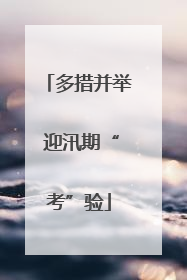 多措并举 迎汛期“考”验
