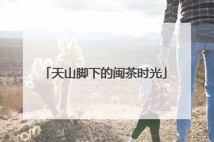 天山脚下的闽茶时光