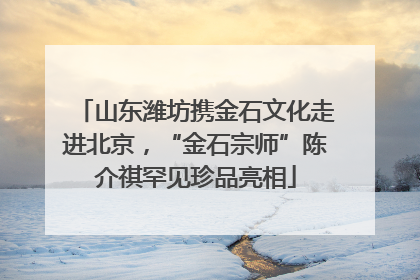 山东潍坊携金石文化走进北京，“金石宗师”陈介祺罕见珍品亮相