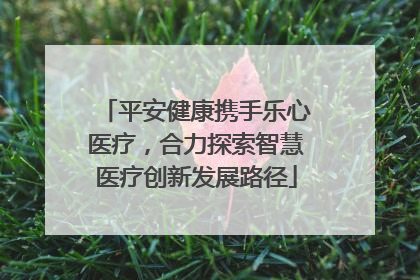 平安健康携手乐心医疗，合力探索智慧医疗创新发展路径