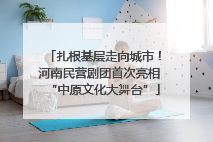 扎根基层走向城市！河南民营剧团首次亮相“中原文化大舞台”