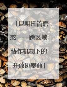 昆明托管磨憨——跨区域协作机制下的开放协奏曲