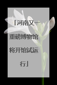 河南又一重磅博物馆将开馆试运行