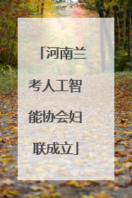 河南兰考人工智能协会妇联成立
