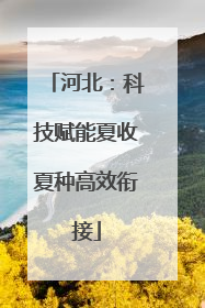 河北：科技赋能夏收夏种高效衔接