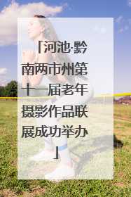 河池·黔南两市州第十一届老年摄影作品联展成功举办