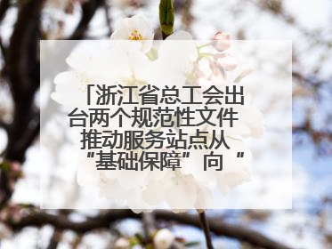 浙江省总工会出台两个规范性文件 推动服务站点从“基础保障”向“品质服务”跃升