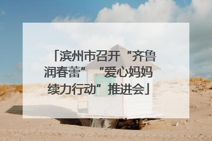 滨州市召开“齐鲁润春蕾”“爱心妈妈续力行动”推进会
