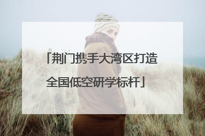荆门携手大湾区打造全国低空研学标杆