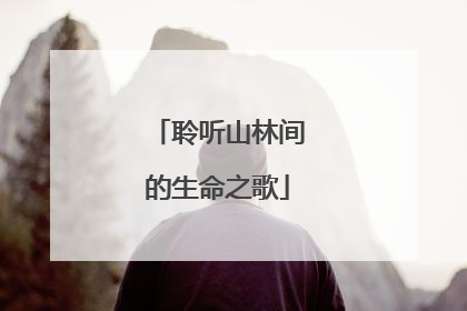 聆听山林间的生命之歌