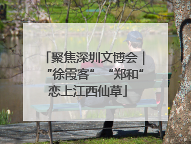 聚焦深圳文博会｜“徐霞客”“郑和”恋上江西仙草