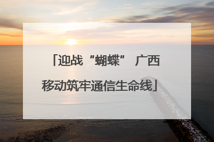 迎战“蝴蝶” 广西移动筑牢通信生命线