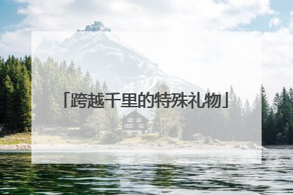 跨越千里的特殊礼物