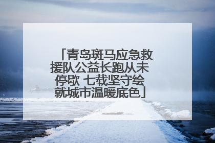 青岛斑马应急救援队公益长跑从未停歇 七载坚守绘就城市温暖底色