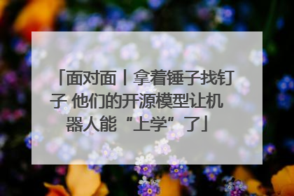 面对面丨拿着锤子找钉子 他们的开源模型让机器人能“上学”了