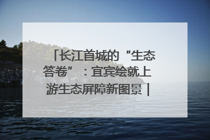 长江首城的“生态答卷”：宜宾绘就上游生态屏障新图景｜中华环保世纪行
