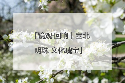 镜观·回响丨塞北明珠 文化瑰宝