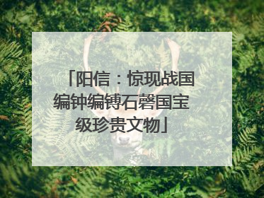 阳信：惊现战国编钟编镈石磬国宝级珍贵文物