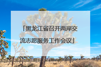 黑龙江省召开两岸交流志愿服务工作会议