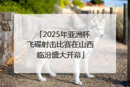 2025年亚洲杯飞碟射击比赛在山西临汾盛大开幕