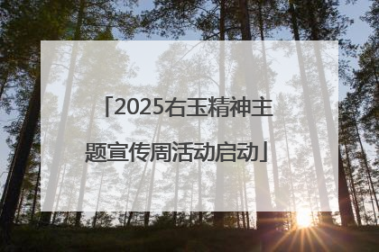 2025右玉精神主题宣传周活动启动